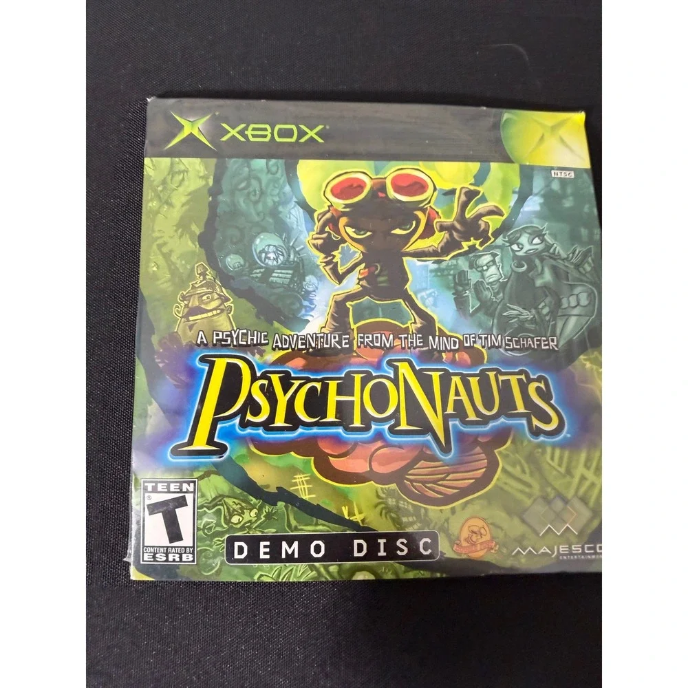 Xbox Psychonauts Demo Disc NTSC Green New Sealed Rare Promotional Not For Sale